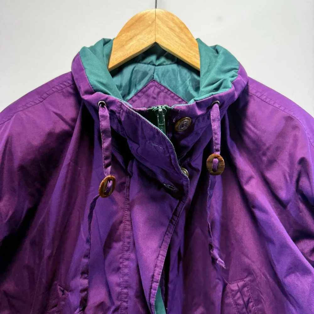 VINTAGE Bomber Jacket Size Medium Izzi Innovations Thermolite Ski Snow Coat - Picture 5 of 16